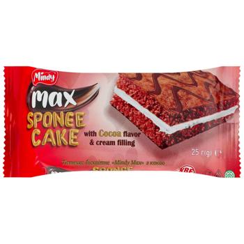 Тістечко бісквітне Mindy Max з какао 25 г - купити, ціни на Епіцентр FOOD - фото 1