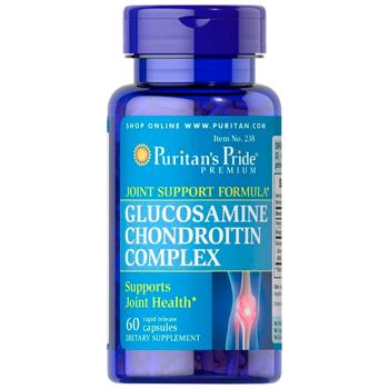 Глюкозамін , Glucosamine HCl, Puritan's Pride, 680 мг, 60 капсул - купить, цены на Biotus - фото 1