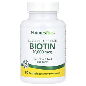 Natures Plus Sustained Release Biotin 10000mcg 90 tablets - buy, prices for - photo 1