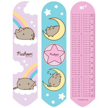 Закладка Yes Pusheen Rainbow 2D 4,5х19 см в асортименті