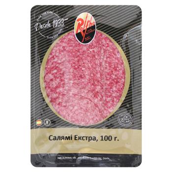 Rolfho Salami Extra Raw Cured Sliced Sausage 100g - buy, prices for NOVUS - photo 1