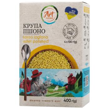 Пшено Art Foods шлифованное 4*100г - купить, цены на Таврия В - фото 3