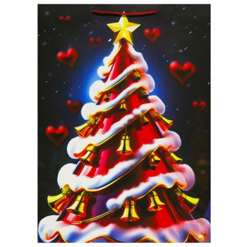 Пакет бумажный Angel Gifts Новогодний 40*55*15см - купить, цены на - фото 3