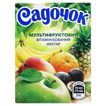 Нектар Садочок Мультифруктовый 0,2л - купить, цены на Таврия В - фото 1