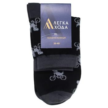 Lehka Khoda Men's Socks s.25 Black - buy, prices for EKO Market - photo 1