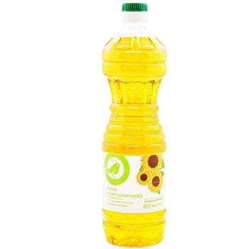 Масло подсолнечное Auchan нерафинрованное 850мл