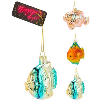 ПІДВІС РИБКА 8.2СМ СКЛО 2АСС - купить, цены на Auchan - фото 4