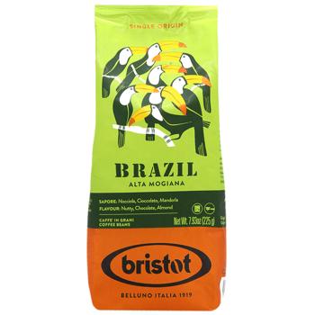 Кава в зернах Bristot Brasil 225г - купити, ціни на - фото 3