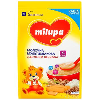 Каша Milupa молочная мультизлаковая печенье 210г - купить, цены на NOVUS - фото 2