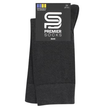 Premier Socks Premium Men's Socks s.25 Dark Grey