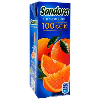 Sandora Unclarified Orange Juice 100% 200ml - buy, prices for - photo 3