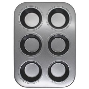 Metal Cupcake Mold for 6 pieces - buy, prices for COSMOS - photo 2