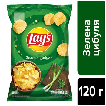 Lay's Potato Chips with Green Onion Flavor 120g - buy, prices for Grono - photo 2