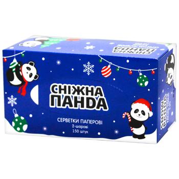 Серветки косметичні Сніжна Панда двошарові 150шт - купити, ціни на ULTRAMARKET - фото 4