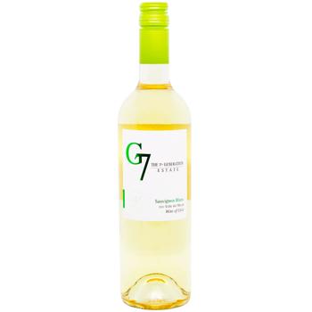 Вино G7 Sauvignon Blanc біле сухе 13% 0,75л - купити, ціни на WINETIME - фото 1