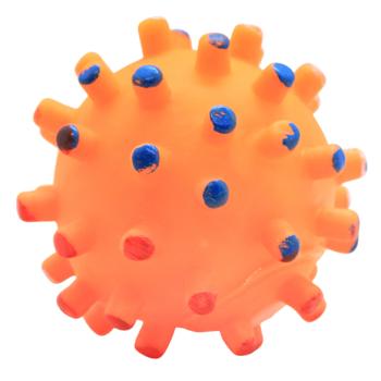 Игрушка для собак Мяч с шипами 6,5см YD8002 - купить, цены на КОСМОС - фото 4
