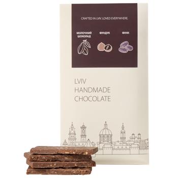 Chocolate milky Lviv handmade chocolate 78g Ukraine - buy, prices for COSMOS - photo 1