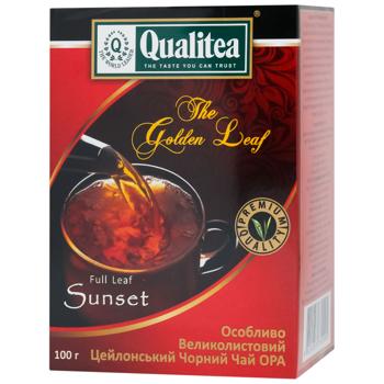 Qualitea Sunset Black Label Tea 100g - buy, prices for Epicentr FOOD - photo 1