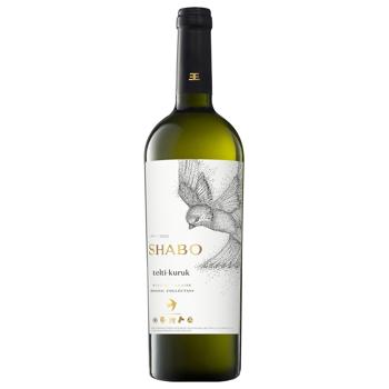 Вино Shabo Telti-Kuruk біле сухе 12,6% 0,75л - купити, ціни на WINETIME - фото 1