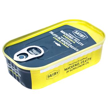Saeby Mackerel in Oil 125g