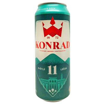 Пиво Konrad 0,5 з/б 11 lager 4,8% И408 - купити, ціни на КОСМОС - фото 1