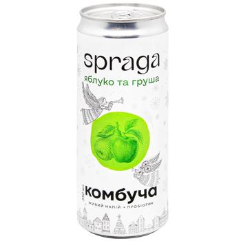 Spraga Apple and Pear Kombucha 0.33l - buy, prices for NOVUS - photo 1