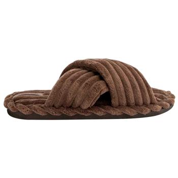 13244 HS-Puffy Women's Brown Slippers s.40 - buy, prices for Ideal - photo 3