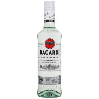 Bacardi Carta Blanca White Rom 40% 0.5l