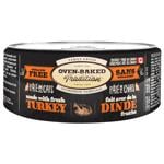 Oven-Baked Tradition Wet Food with Turkey for Adult Cats 156g