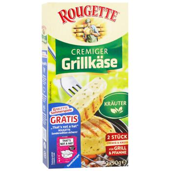 Сыр Rougette Cremiger Grillkase с травами 55% 2х90г - купить, цены на КОСМОС - фото 2