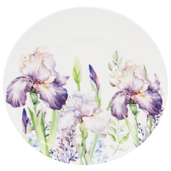 Alba Ceramic Irises Plate 21cm - buy, prices for MegaMarket - photo 1