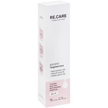 Точечный крем-гель против высыпаний Re.Care быстрого действия 15мл - купить, цены на Auchan - фото 3