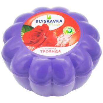 Освіжувач повітря гелевий Blyskavka Fresh Розкішна троянда 150г - купити, ціни на Auchan - фото 1