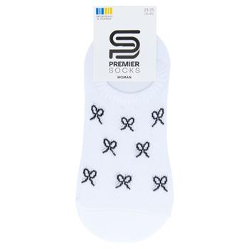 Premier Socks Women's No-Show Bows Socks s.23-25 White - buy, prices for EKO Market - photo 1