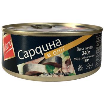 Varo Sardines in Oil 240g - buy, prices for COSMOS - photo 1