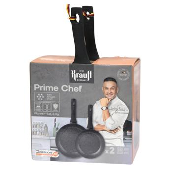 Набор сковород Krauf Prime Chef 24см, 28см 2шт