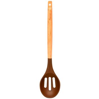 Ложка Fissman Chef's Tools силикон с деревянной ручкой 32см