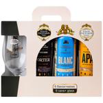 Volfas Engelman Assorted Beer Set 0.568l*6pcs + Glass