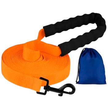 Barksi Active повідець для собак М 9 м х 25 мм - помаранчевий - купить, цены на MasterZoo - фото 1