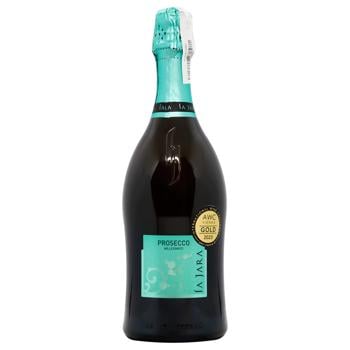 Вино игристое La Jara Prosecco DOC белое сухое 11% 0,75л - купить, цены на AlcoHub - фото 1