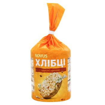 Хлібці Novus гречані 100г - купити, ціни на КОСМОС - фото 1