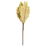 Artificial Poinsettia Gold 24cm