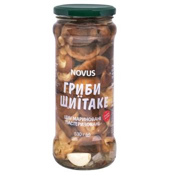 Novus Whole Marinated Shiitake Mushrooms 530g - buy, prices for NOVUS - photo 1