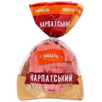 Хлеб Киевхлеб Карпатский половинка нарезанный 400г