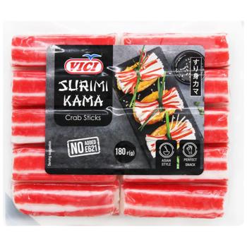 Крабові палички Vici Surimi Kama охолоджені 180г - купити, ціни на NOVUS - фото 1
