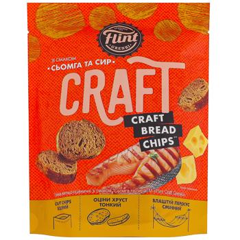 Гренки Flint Craft ржано-пшеничные со вкусом семга и сыр 80г