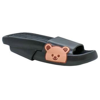 Rubber Slippers with Bear s.38-39 Black - buy, prices for Chudo Market - photo 2