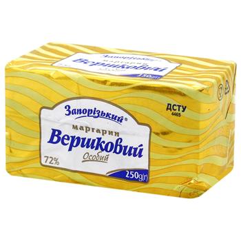 Маргарин Запорожский Сливочный особый 72% 250г - купить, цены на Идеал - фото 1