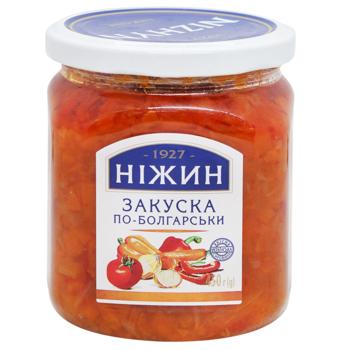 Закуска Нижин по-болгарски 460г - купить, цены на NOVUS - фото 1