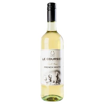 Le Coursier French White Dry White Wine 11.5% 0.75l - buy, prices for - photo 1